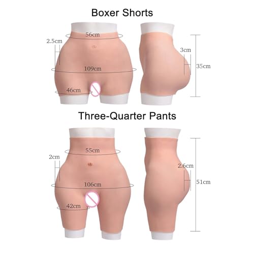 Silicone Hip Buttock Enhancer Pants Big Butt Lifter Panties No Sticky Women Shaper for Crossdresser Drag Queen4