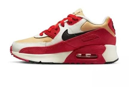 Nike Jungen Training Laufschuhe, Sesam, Schwarz, Roter Ton, Segel, 11 Little Kid