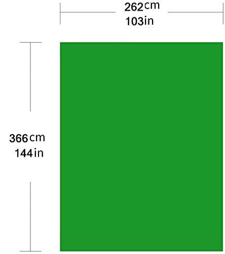 Image of Eloies Green Screen Backdrop (Heavy Duty Thick Lekra Polyester Fabric) Photoshoot Greenscreen Background for Photography Video Recording Photo, Green, Photoshoot (8 Feet x 12 Feet.)