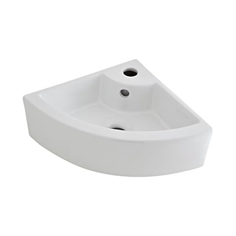 Milano Newby Modern Wall Hung Corner Basin Cover