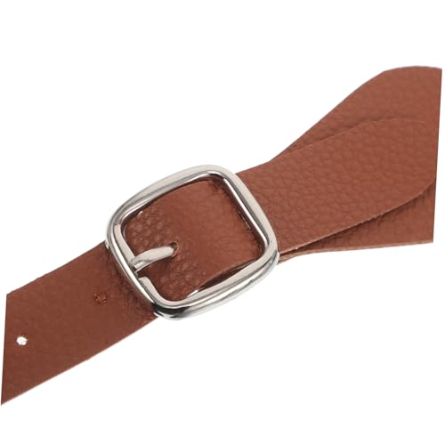 2pcs Riding Belt Spur Straps Adjustable Buckle Trim for Women Fake Leather Cowboy Thigh Straps3