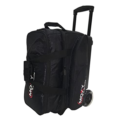 Moxy Bowling Products Blade Premium Double Roller Bowling Bag- Black