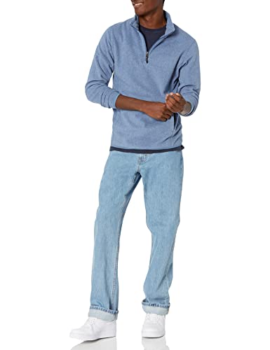 Image of Amazon Essentials Men's Quarter-Zip Fleece Pullover Jacket, Insulated for Cold Weather