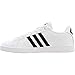 adidas Men's Cloudfoam Advantage Sneakers, White/Black/White, (9.5 M US)