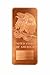 1 Pound Copper Bar Paperweight – Walking Liberty Design | Solid Fine Copper Ingot | USA Eagle Design | Collectible Copper Bar Gift for Desk, Office & Education