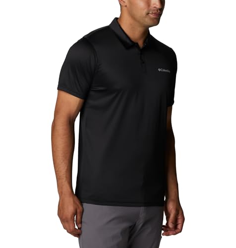 Image of Columbia Men's Solid Regular Fit Hike Polo