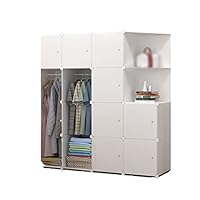 おしゃれ★自由に組み立て★収納★ワードローブ★ホワイト★パネル50枚★中古 310leyPDkAL._SS200_.jpg