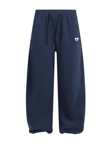 Image of Aelfric Eden Mens Wide Leg Sweatpants Solid Arc Sweat Pants Open Bottom Casual Athletic Lounge Pants with Pockets