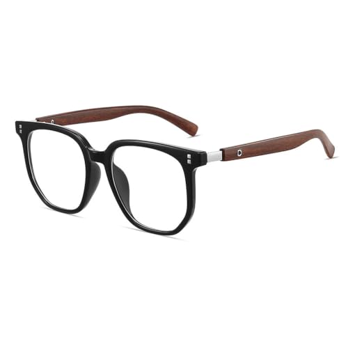 Monturas de gafas de bloqueo para computadora cuadradas sin receta Noir 2