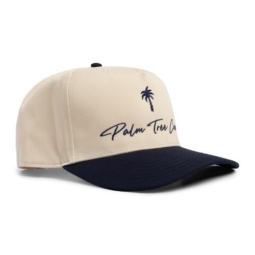 Image of Palm Tree Crew Men's Adjustable Snapback Embroidered Logo Crew Hat