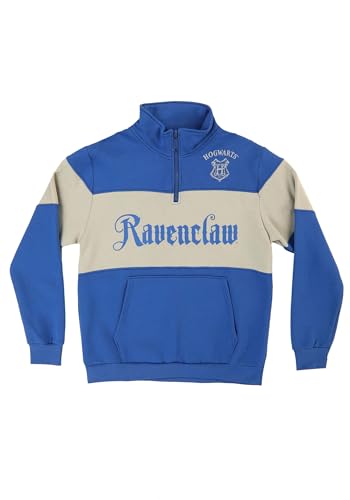 Cakeworthy Adult Ravenclaw 1/4 Zip Sweater | Harry Potter Apparel