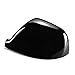 Pair Car Rear View Side Wing Mirror Compatible For VW Amarok V6 2H S1 S6 S7 Pickup 2011-2020 Replacement Rearview Cover Cap Carbon Black(Glossy Black)