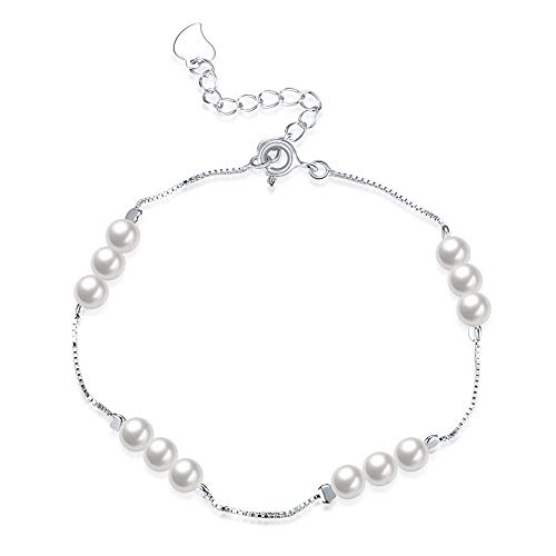 Bijoux mode pour femmes accessoire S925 avec perle compacte cadeau idéal