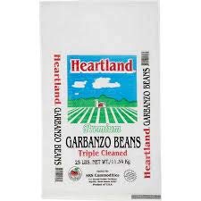 Heartland and Goya pinto, frijoles rojos negros gabranzo (garbanzo, 25 lb)