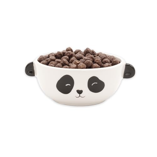 Winkee Bol Petit Déjeuner Panda Mignon en Céramique – Bol à Céréales pour Enfant, Fille, Garçon et Adulte – Idée Cadeau Anniversaire et Rentrée...