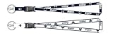 CF Monterrey de La Liga MX 2-Pack Lanyard 39"