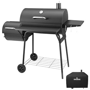 Charcoal Grill with Offset Smoker,B...