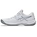 ASICS Women's Game FlyteFoam Tennis Shoes, 8.5, White/Pure Silver