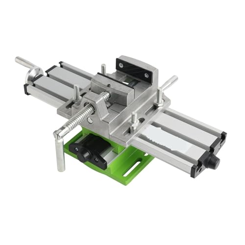 Taladro de Columna, MINI Banco De Trabajo Multifunción De Ajuste De Precisión + Pinzas Planas De 2,5 , Tornillo De Banco, Fresadora Máx. 68mm, Herramientas eléctricas