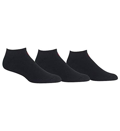 Polo Ralph Lauren Men's Cushioned Athletic Socks, 3-Pack - Black