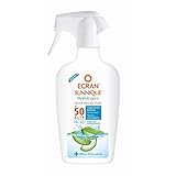 Eficacia clínica probada Ecran Sunnique - Spray de Leche Solar Protectora con Aloe Vera SPF 50, Hidratación Intensa - 300 ml (8411135484313)
