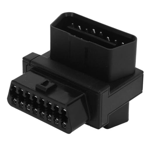 Adaptador OBD2 de 16 pines macho a doble hembra para escáner de diagnosis coche y pantalla HUD