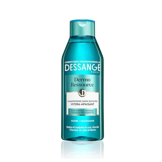 Dessange Dermo Ressource Shampoo ohne Sulfate, feuchtigkeitsspendend, beruhigend, 250 ml