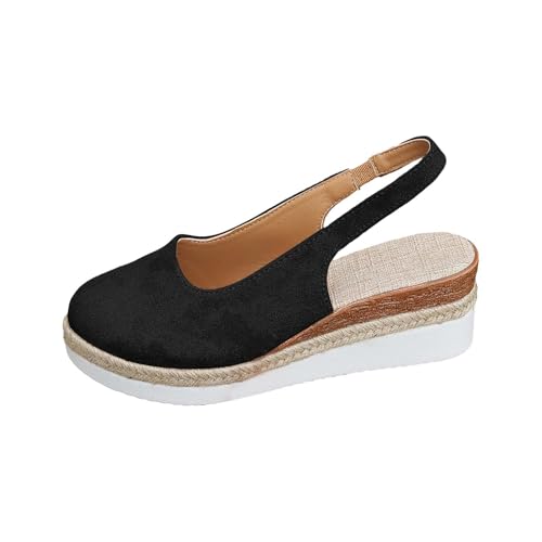 Genérico Zapatos Dorados Mujer,Sandalias Trekking,Sandalias Para Plantillas,Zapatos Dorados Fiesta,Zapatillas Deporte,Zapatillas cuña,Comodos Vestir cuña