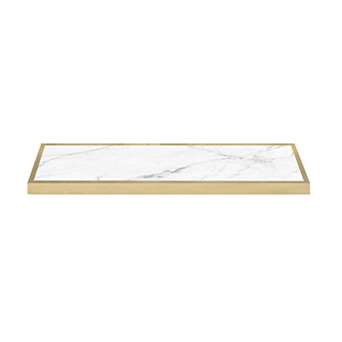 Perchero de Metal para Colgar Ropa, Perchero, Armario, Barra para Ropa, toallero para baño, para Pasillo, Dormitorio y Tienda (120 x 30 cm)