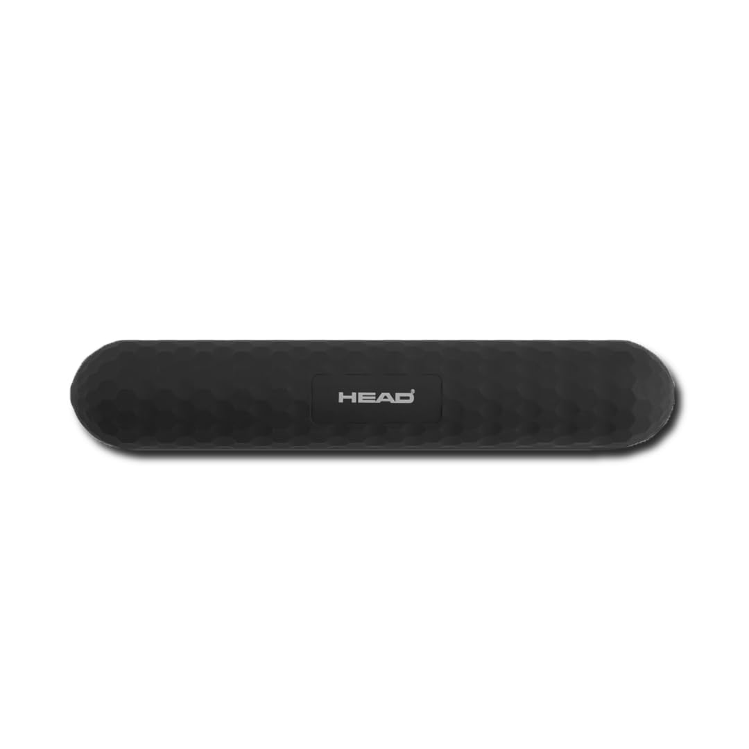 HEAD - Manubri Dumbbell per Home Fitness. Coppia di Pesi da 2 kg ciascuno. Adatti per Uomo & Donna. Colore Grigio. Copertura Siliconica Antiscivolo. Forma Cilindrica