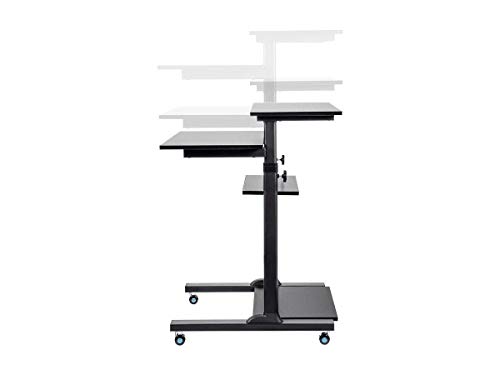 Monoprice 115723 Height Adjustable Pc Workstation Cart thumb #1