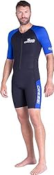 CRESSI Tiburon Man Shorty Wetsuit 2mm Black/Blue L...: Cressi es una empresa familiar que desarrolla con pasión productos para deportes acuáticos desde 1946 Neopreno de alta calidad de 2 mm Para bucear, nadar y practicar deportes acuáticos Protección contra el sol, el viento y el frío Cremallera frontal