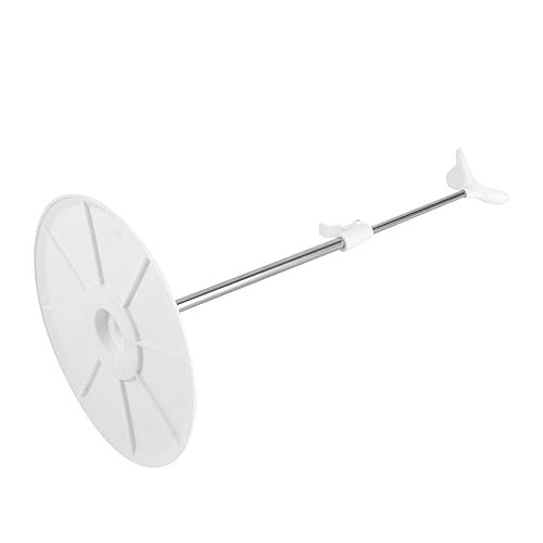 VANZACK 1Pc Adjustable Doll Display Stand Rack Metal Pedestal Holder for Doll Fitting Stainless Steel Base for Playroom Organization and Interaction