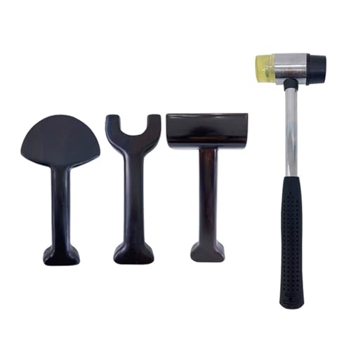 Set de martillo quiropráctico de madera, 3 piezas