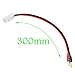 WOODGUILIN Tamiya Connector Plug to Banana Plug Adapter 4mm, 2 PinTamiya Plug Connector 2 Pcs with 14AWG 30CM Charging Cable, RC Battery Connector for Helicopter Quadcopter Lipo Battery (Tamiya)