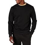 Amazon Essentials Sudadera de forro polar con cuel...: AJUSTE NORMAL: Ajuste cómodo en hombros, pecho y cintura. FORRO POLAR CEPILLADO: Suave forro polar cepillado por el interior con mezcla de algodón y poliéster de gramaje medio, que te mantendrá cómodo y abrigado. SUDADERA DE CUELLO REDONDO: Esta suda...