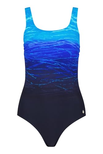 Lascana Damen Badeanzug mit Farbverlauf, gekreuzten Bändern im Rücken,...