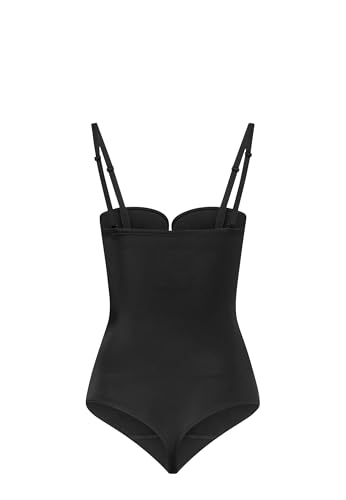 Wolford Women Mat De Luxe Forming String Body Sleeveless Scoop Neck Shaping Bodysuit Matte Thong Bottom4