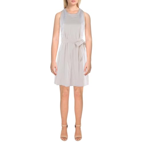 Robe A-line BCBGeneration chic col bijou coupe trapèze femme
