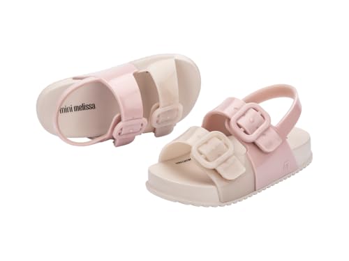 Image of mini melissa Cozy Jelly Sandals for Toddlers & Little Kids - Summer Sandal w /Adjustable Back Strap, Jelly Shoes for Girls & Boys