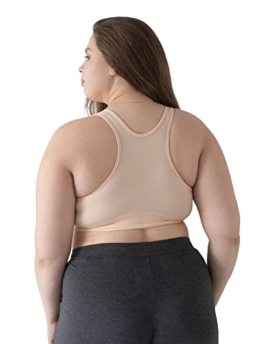 Image of Kindred Bravely French Terry Racerback Nursing & Sleep Bra, Maternity Bra | Breastfeeding bra, wire free, crossover pull aside access, super soft and stretchy, Supportive, for pregnancy & postpartum