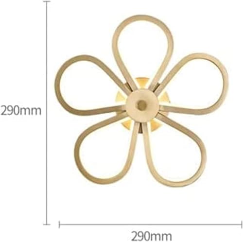 Lampe murale fleur résolvant le manque de luminosité avec éclairage LED 3 modes