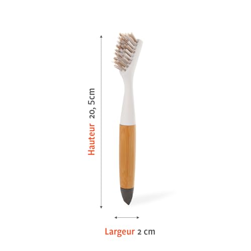 Brosse de précision multi-usage Full Circle Micro Manager pour éviers et joints fins - 10