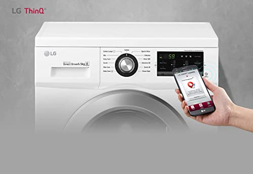 Image of LG 7 Kg 5 Star Inverter Fully-Automatic Front Loading Washing Machine (FHM1207BDL, Silver, 6 Motion Direct Drive)