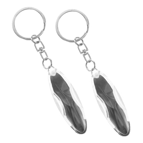 SOLUSTRE Static- Comfort: 2pcs Body Car Static Discharger Keychains Portable Anti-static Tool Resin for Winter Use