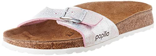 Papillio by Birkenstock Mules Madrid Birko-Flor Stardust Rose, Sandalia para Mujer, 38 EU