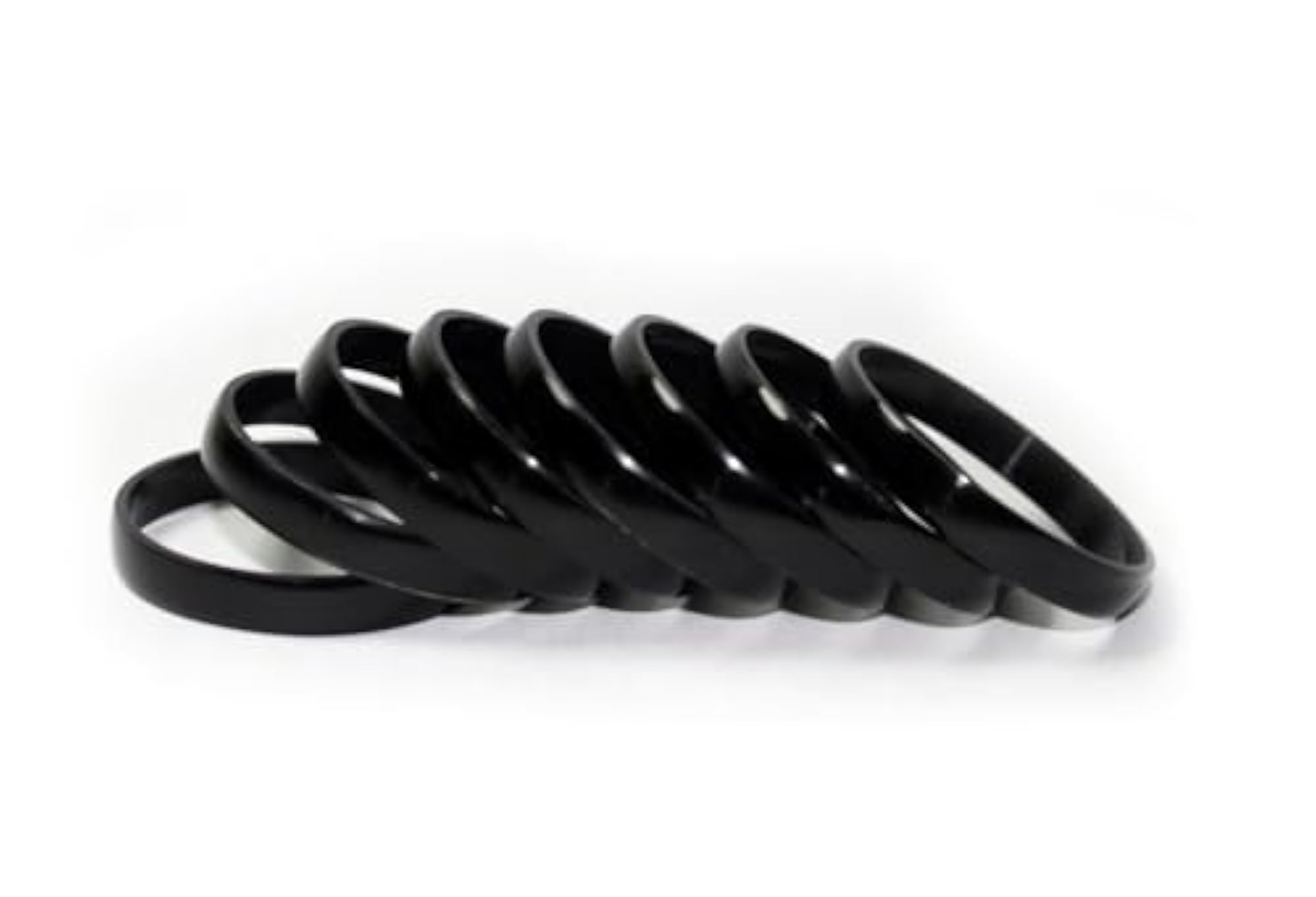 Karivala Black Plastic Bangles for Newborn Babies, 5mm Thick