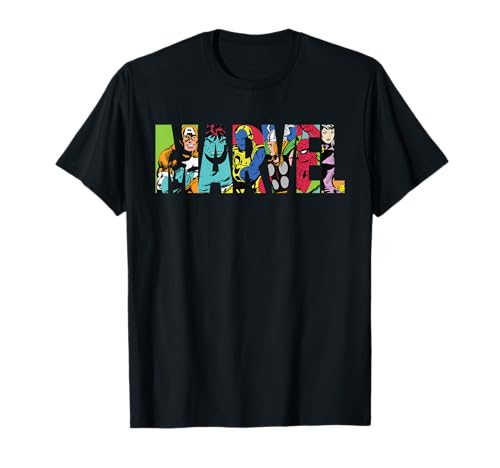 Merchandise Ufficiale Marvel Marvel Logo Avengers Pop Art Maglietta