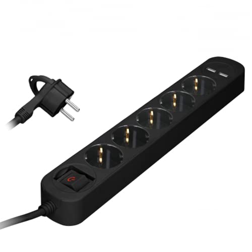 Virone PS-1(GS)/B 5 Vassoio Ciabatta Multipresa