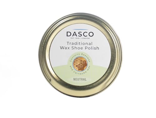 Dasco Wax Shoe Polish – Neutral 50 ml | Traditional Wax Polish for Leather Shoes